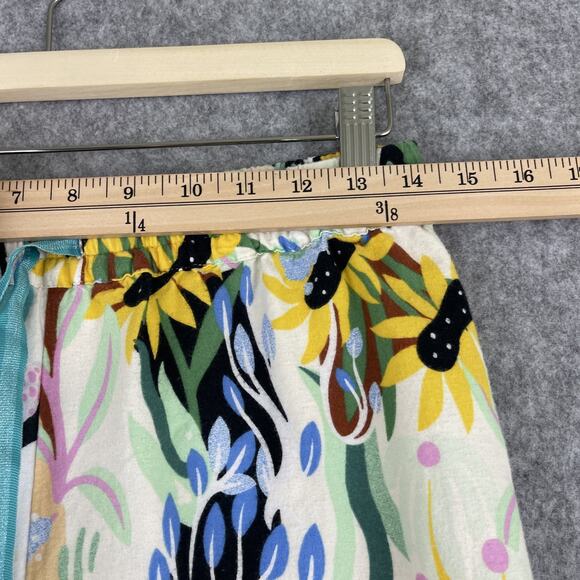 Anthropologie Marcos Navarro Flannel Sleep PJ Pants Womens Small Lounge Artsy - Picture 6 of 14
